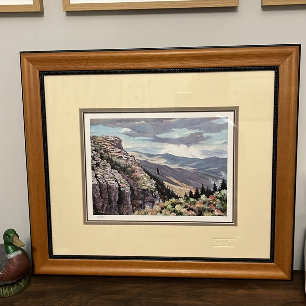 Lithograph signed by artist Don Balke 17.25 x 20”
